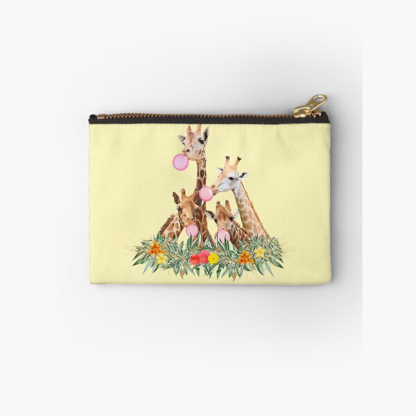 Item preview, Giraffe Pink Bubblegum Squad Cute Animal Watercolor Art Bundle Pack 1 designed and sold by Cawaiico.