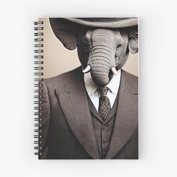 Item preview, Portrait of a Dapper Elephant designed and sold by Daemonrat.
