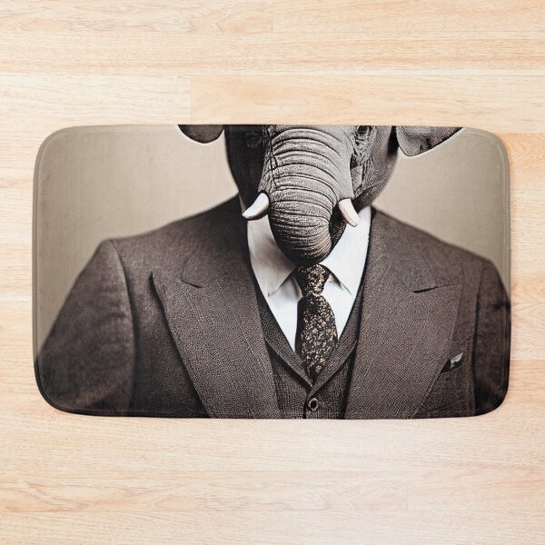Item preview, Portrait of a Dapper Elephant designed and sold by Daemonrat.