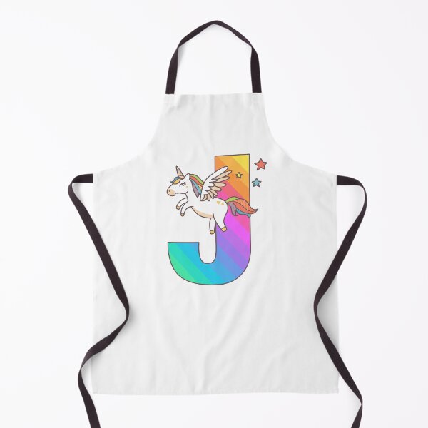 Item preview, Unicorn Monogram Letter J Initial Cute Birthday Gift designed and sold by Delightfully Cynical.