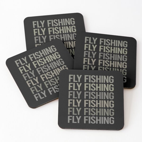 Item preview, Gray Text Art Fly Fishing designed and sold by TartSpiderWeb.