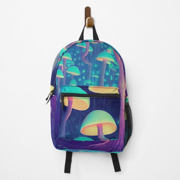 Item preview, Mushroom enchanted forest in neon lights designed and sold by mrlongfield.