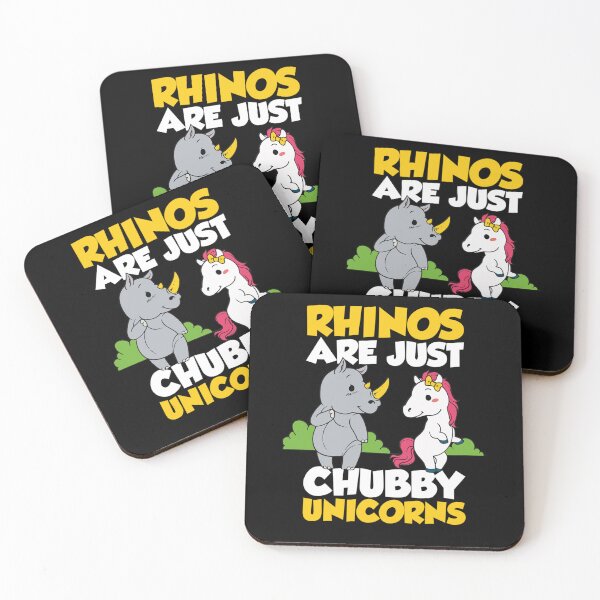 Item preview, Rhinos Are Just Chubby Unicorns designed and sold by aaronbolser.