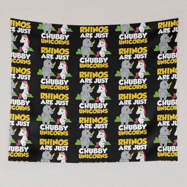Item preview, Rhinos Are Just Chubby Unicorns designed and sold by aaronbolser.