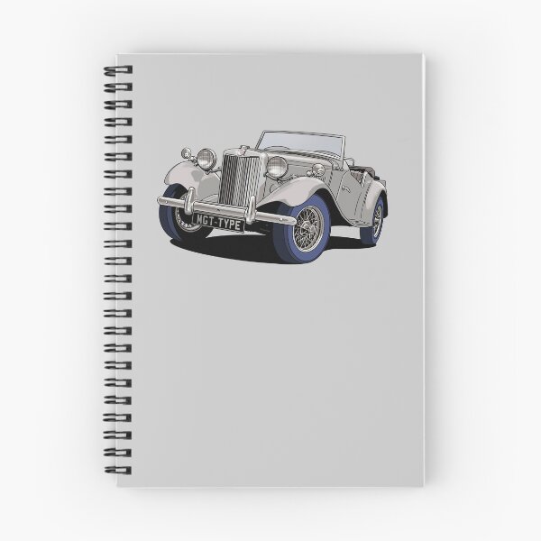Item preview, MG T-Type British Classic Car in Silver Grey designed and sold by Webazoot Industries - Car Art.