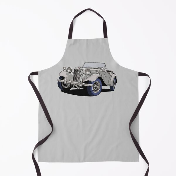 Item preview, MG T-Type British Classic Car in Silver Grey designed and sold by Webazoot Industries - Car Art.