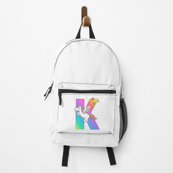Item preview, Unicorn Monogram Letter K Initial Cute Birthday Gift designed and sold by Delightfully Cynical.