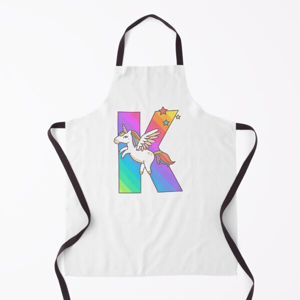 Item preview, Unicorn Monogram Letter K Initial Cute Birthday Gift designed and sold by Delightfully Cynical.