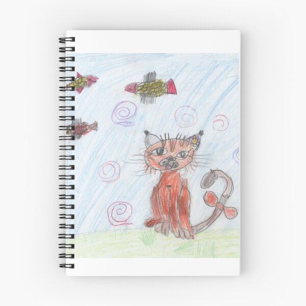 Item preview, Cat Dreaming of Fish designed and sold by mila-ola.