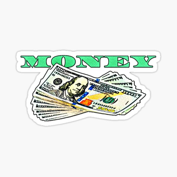 Stack Of Money Stickers for Sale