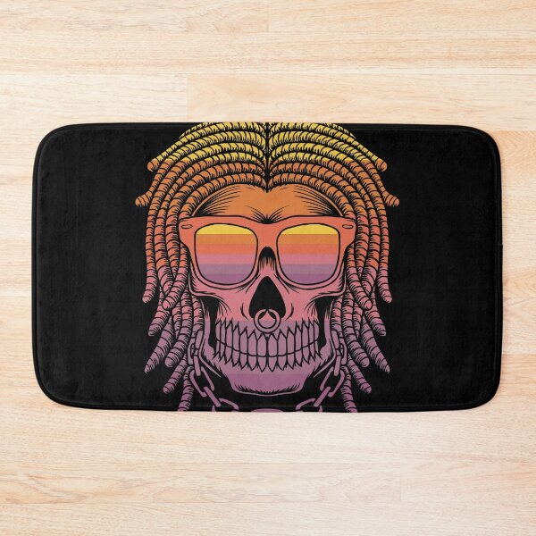 Item preview, Skull Retro Colorful Rainbow Art T shirt & Stickers designed and sold by Yassin KM.