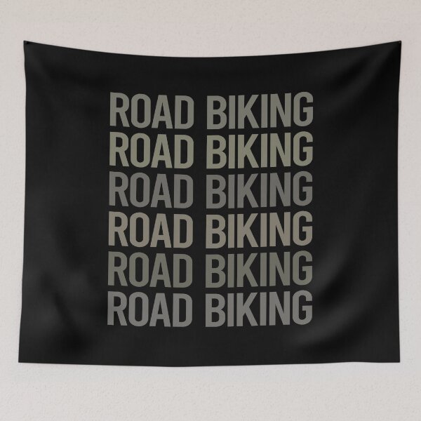 Item preview, Gray Text Art Road Biking designed and sold by TartSpiderWeb.
