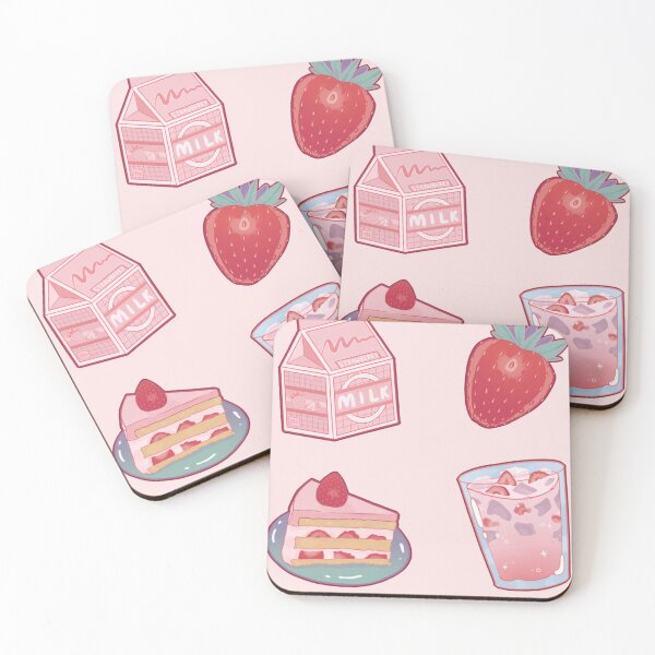 Item preview, Strawberry Milk Sticker Pack designed and sold by JeniBoyleg.
