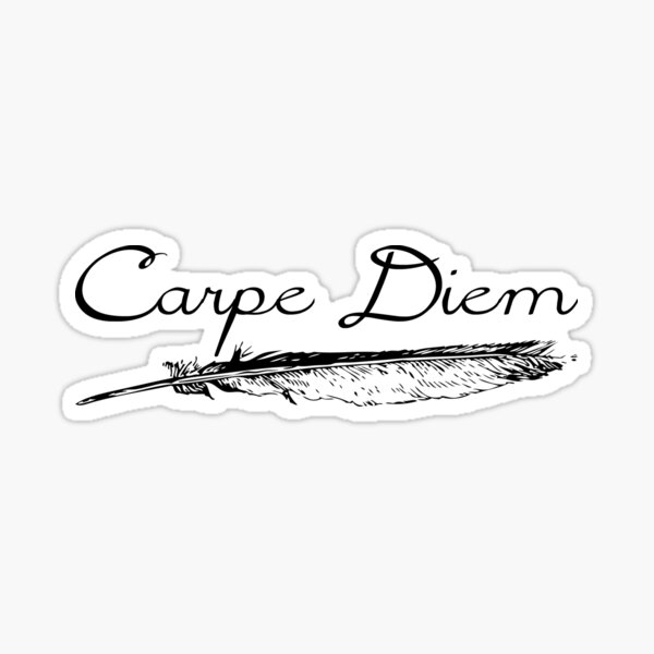 CAPRE DIEM STICKER – Random Objects