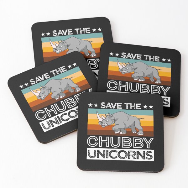 Item preview, Save Rhinos Chubby Unicorns Rhino Save The Chubby Unicorns designed and sold by aaronbolser.