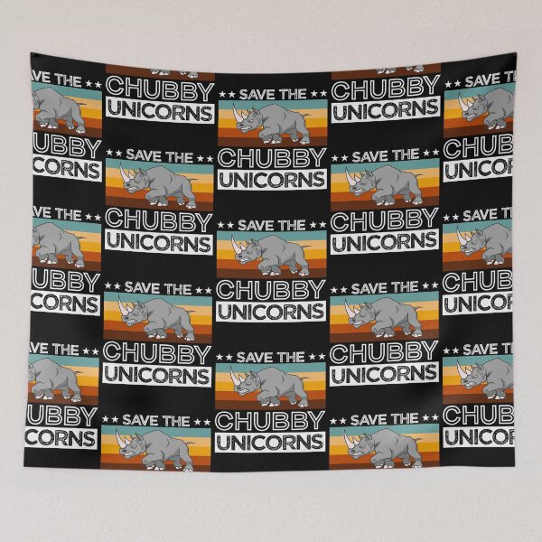 Item preview, Save Rhinos Chubby Unicorns Rhino Save The Chubby Unicorns designed and sold by aaronbolser.