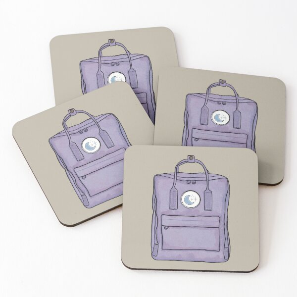 Item preview, Aesthetic Backpack School Bag Moon Stars Pastel Lilac  designed and sold by northernhugs.