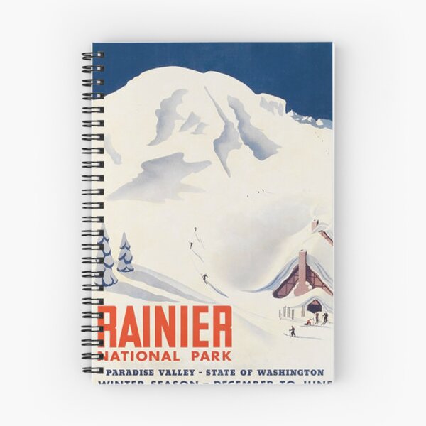 Item preview, Rainier National Park Washington State USA Travel Decal designed and sold by MeLikeyTees.
