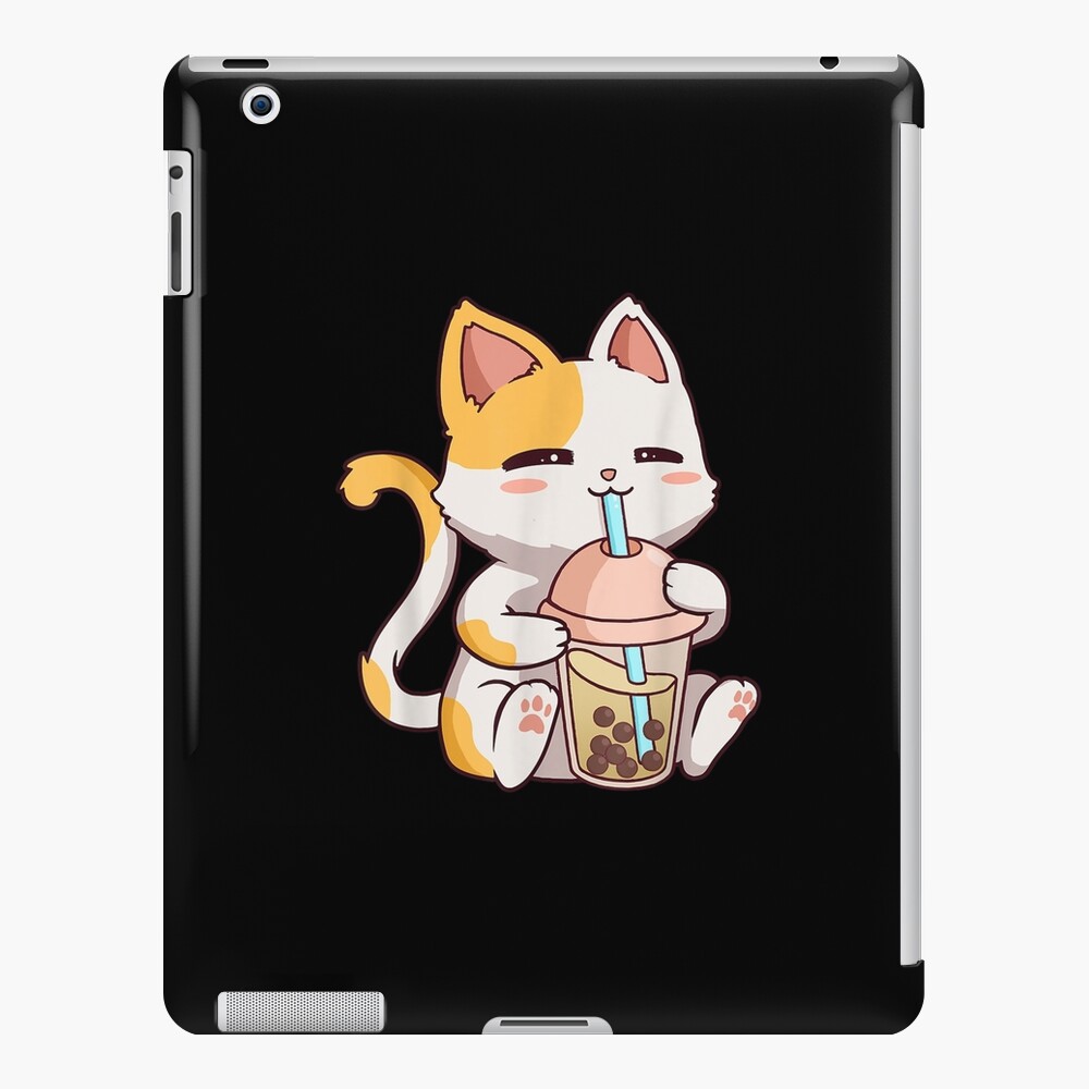 Boba Tea Bubble Cat Kawaii Neko Anime Cute Cat Boba Ipad Case And Skin For Sale By Raovqjamshe 7541