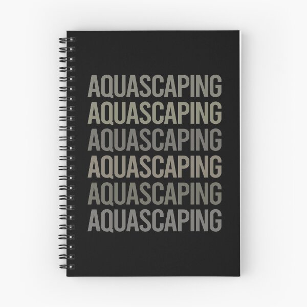 Artikelvorschau, Graue Textkunst Aquascaping Aquascape Aquascaper entworfen und verkauft von TartSpiderWeb.
