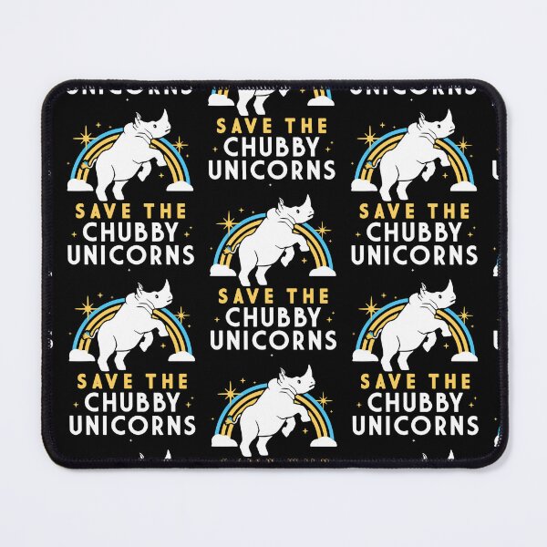 Item preview, Save The Chubby Unicorns Fat Rhino designed and sold by aaronbolser.