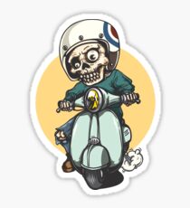 Vespa skull Sticker