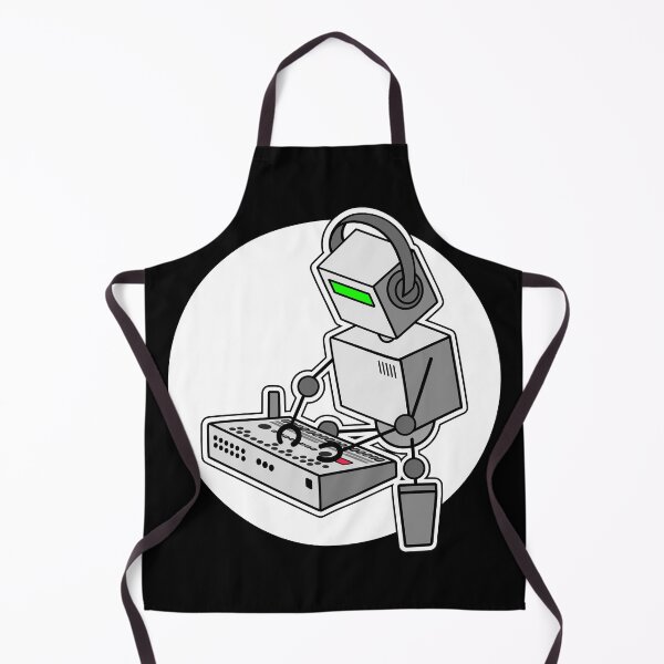 Item preview, Robot Musician Playing Drum Machine (Small Print Size) designed and sold by AtomicMalibu.