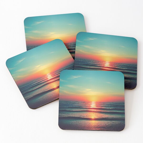 Item preview, Sunset on the ocean beach designed and sold by Daemonrat.