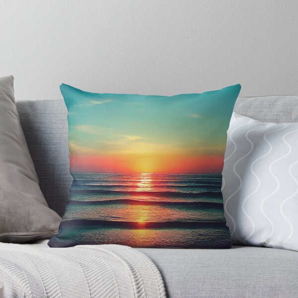 Item preview, Sunset on the ocean beach designed and sold by Daemonrat.