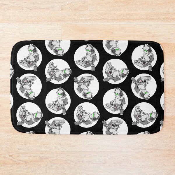 Item preview, Robot Musician Playing Drum Machine (Small Print Size) designed and sold by AtomicMalibu.