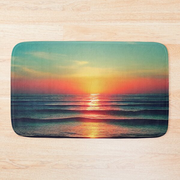 Item preview, Sunset on the ocean beach designed and sold by Daemonrat.