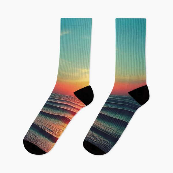 Item preview, Sunset on the ocean beach designed and sold by Daemonrat.