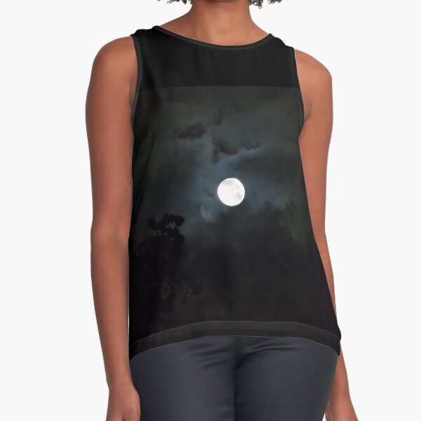 Full Moon Sleeveless Top