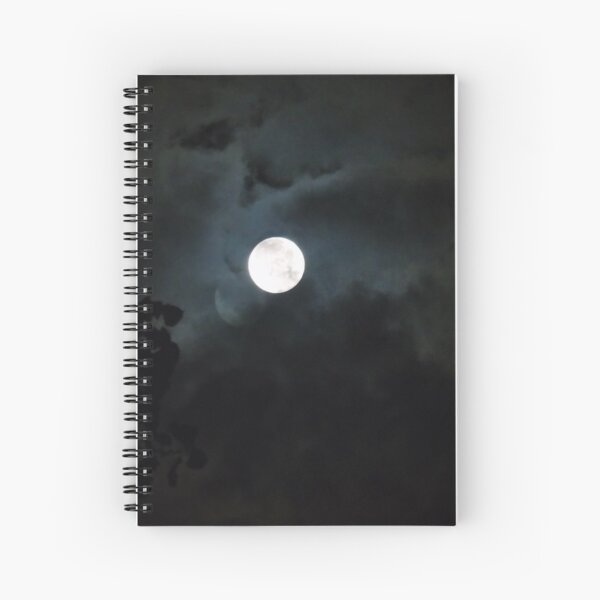 Full Moon Spiral Notebook