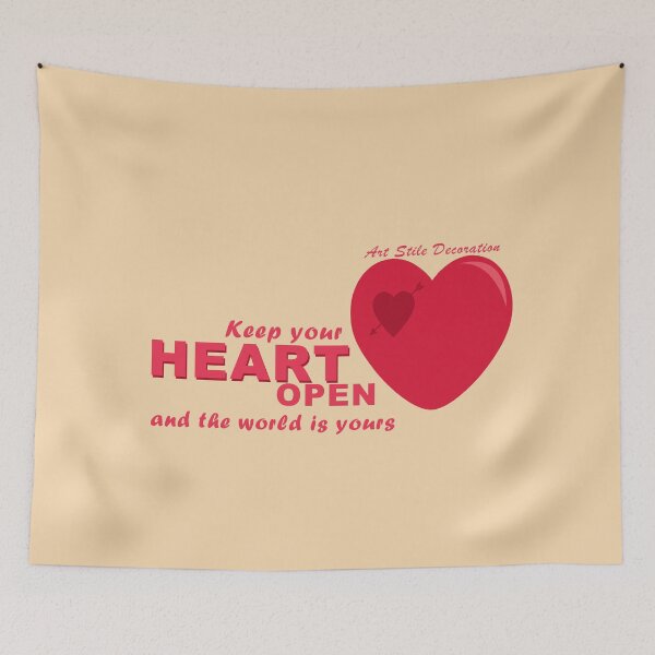 Item preview, Keep your heart open designed and sold by ArtStile.