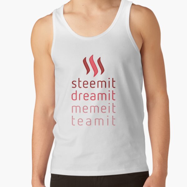 Steemit.com - Dream it, Meme It, Team it - Steemit! (Red) Tank Top