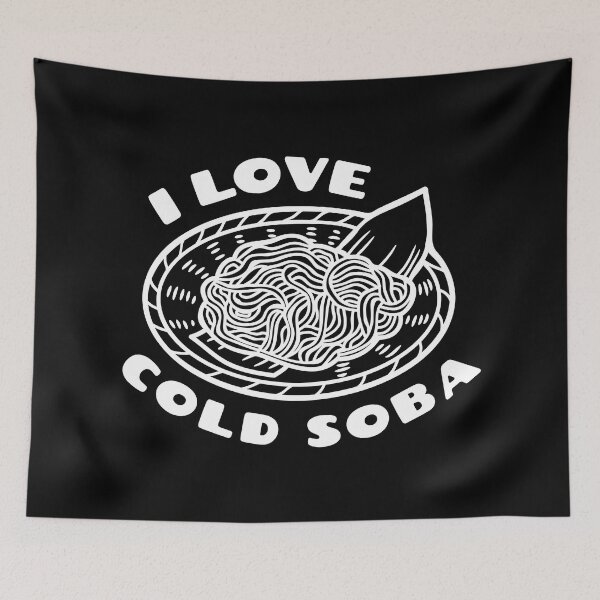 Item preview, I Love Cold Soba Japanese Noodles Kawaii Cute designed and sold by LoveSeasonz.