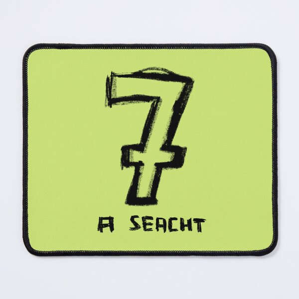 Item preview, No 7, Gaelic Irish Number Seven designed and sold by badlydrawnbabe.