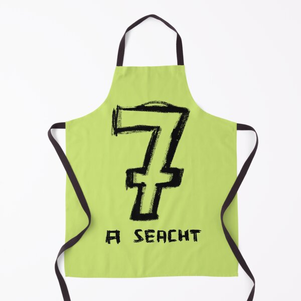 Item preview, No 7, Gaelic Irish Number Seven designed and sold by badlydrawnbabe.