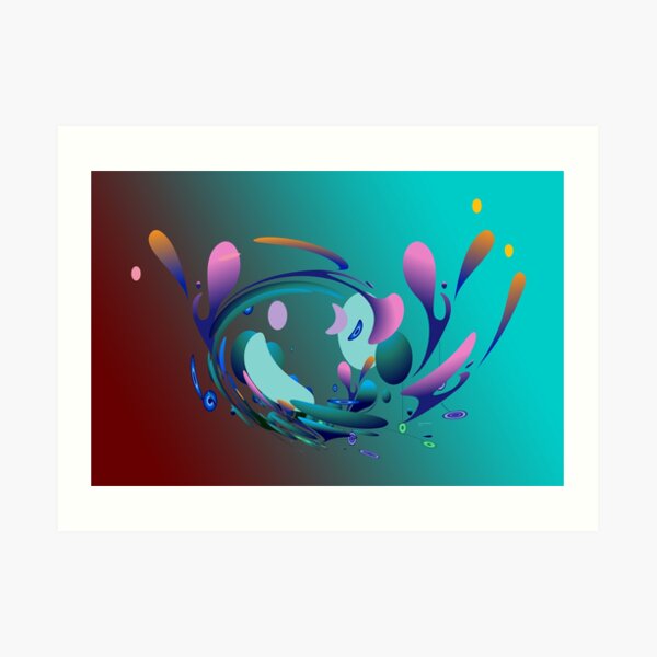 Power and positive energy, 10 Art Print