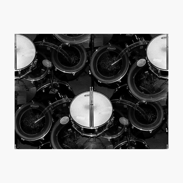 My favorite thing in the world..drums everywhere☺☺☺ Photographic Print