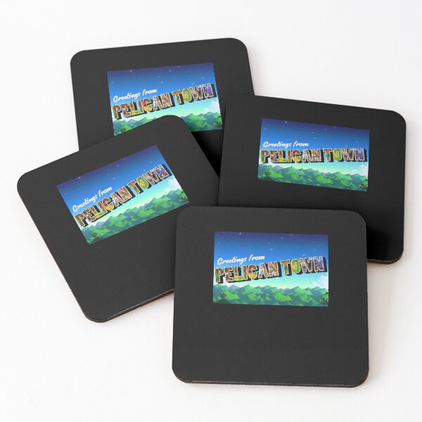 Item preview, Greetings from Pelican Town Stardew Valley Retro Postcard designed and sold by BrigidSullivan.