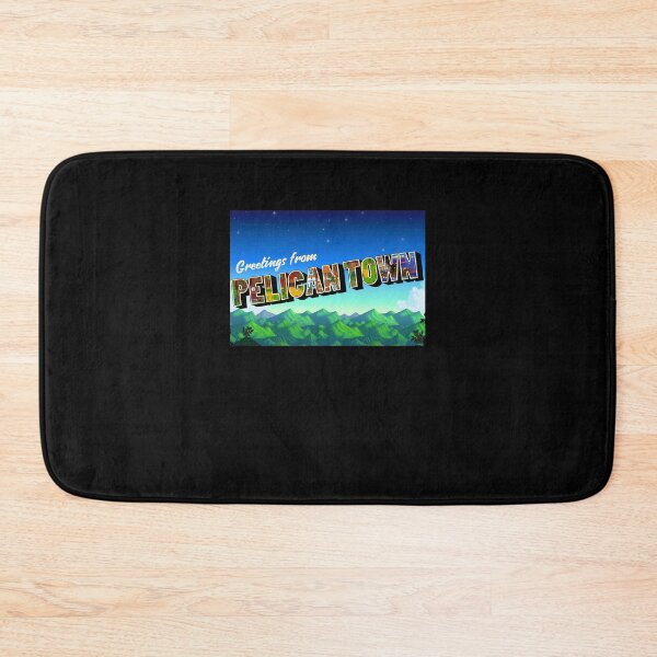 Item preview, Greetings from Pelican Town Stardew Valley Retro Postcard designed and sold by BrigidSullivan.