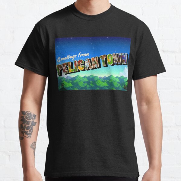 Item preview, Greetings from Pelican Town Stardew Valley Retro Postcard designed and sold by BrigidSullivan.