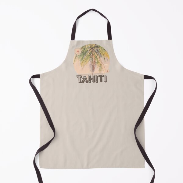 Item preview, Tahiti Palm Tree, Ocean and Flowers- French Polynesia designed and sold by madtoyman.