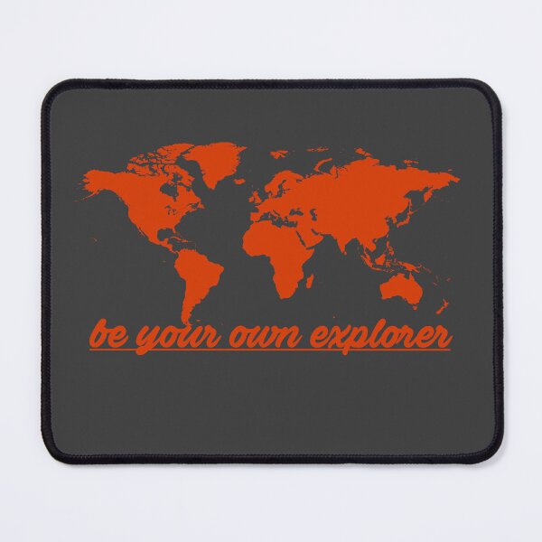 Item preview, Be your own explorer art in orange designed and sold by ArKion.
