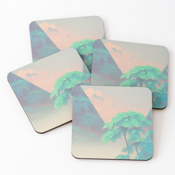 Item preview, 90s Nostalgia Retro Vaporwave Fantasy Futuristic Retro Landscape Illustration designed and sold by S Y N T H R E A L M.