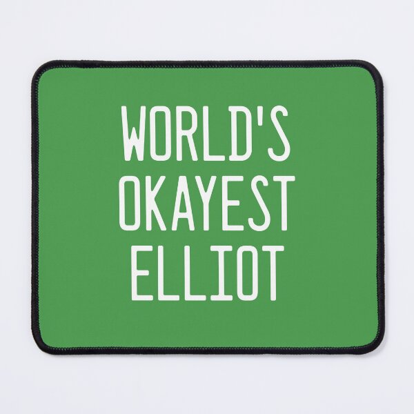 Item preview, World's Okayest Elliot designed and sold by TimespunThreads.