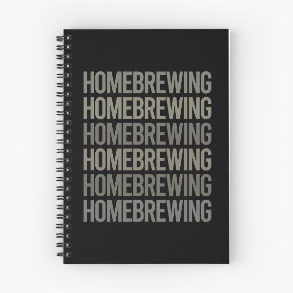 Item preview, Gray Text Art Homebrewing Homebrew Homebrewer Beer Home Brew Brewing Brewer designed and sold by TartSpiderWeb.