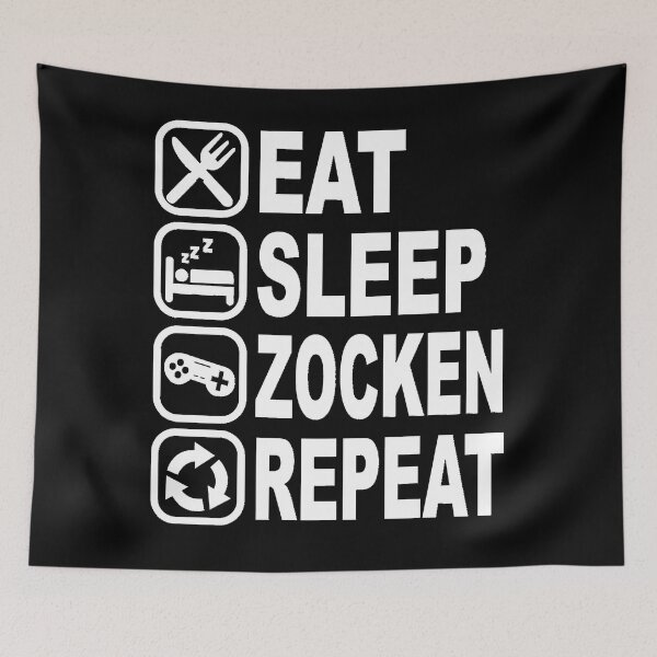 Item preview, Eat Sleep Gamble Repeat Gamer Gift Design Essential designed and sold by RALPHTHOMASw.